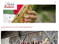 ehrenberg-musikanten.at Webseite Vorschau