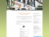 restaurant-weinhaus-hoffnung.de Webseite Vorschau
