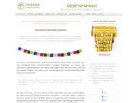 tibetische-gebetsfahnen.de Webseite Vorschau