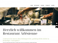 arlesienne.ch Webseite Vorschau
