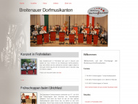 breitenauer-dorfmusikanten.at Webseite Vorschau