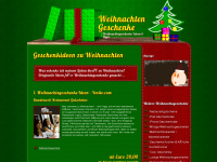 weihnachten-geschenke.org Webseite Vorschau