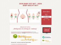 baby-isst-mit.at Webseite Vorschau