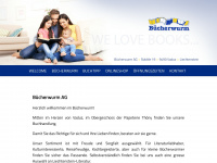buecherwurm.li Webseite Vorschau