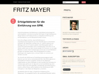 fritzmayer85.wordpress.com Webseite Vorschau
