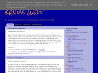 koniaswelt.blogspot.com Webseite Vorschau