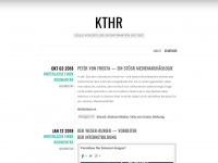 kthr.wordpress.com Webseite Vorschau