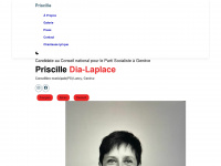 priscillelaplace.com Webseite Vorschau