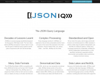 jsoniq.org Webseite Vorschau