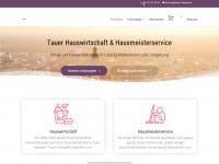 tauer-leipzig.de Webseite Vorschau