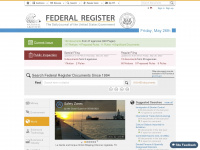 federalregister.gov Webseite Vorschau