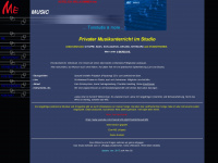 me-music.com Webseite Vorschau