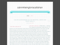 calvinkleingloriacallahan.wordpress.com Thumbnail