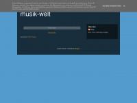 musik-welt.blogspot.com Webseite Vorschau
