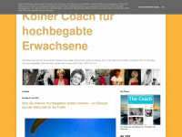 koelnercoachhochbegabte.blogspot.com Webseite Vorschau