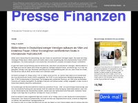 pressefinanzen.blogspot.com Webseite Vorschau
