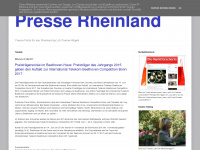presserheinland.blogspot.com Webseite Vorschau