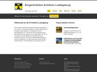 antiatom-ludwigsburg.de Webseite Vorschau