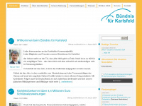 bündnis-für-karlsfeld.de Webseite Vorschau