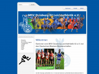 msv-leichtathletik.de Webseite Vorschau