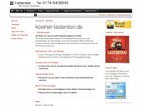 koelner-lastentaxi.de Webseite Vorschau