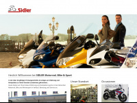 sidler-motos.ch Webseite Vorschau
