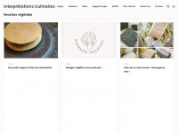 interpretations-culinaires.fr Webseite Vorschau