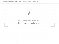 rechtsextremismus.ch Webseite Vorschau