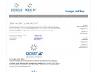 sigrist-ag.ch Webseite Vorschau