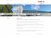 cube-iii.com Webseite Vorschau