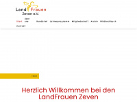 landfrauenverein-zeven.de Webseite Vorschau