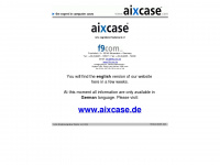 aixcase.com Webseite Vorschau