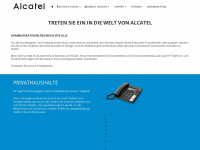 alcatel-home.com Webseite Vorschau