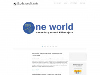 africaschools.net Webseite Vorschau