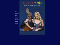 alegriaymas.de Webseite Vorschau
