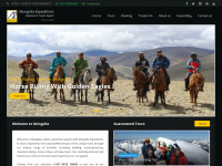 mongolia-expeditions.com Webseite Vorschau
