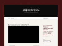 steppenwolf20.wordpress.com Webseite Vorschau