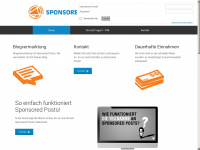 sponsored-posts.net Webseite Vorschau