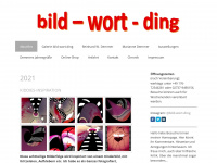 bild-wort-ding.com Webseite Vorschau