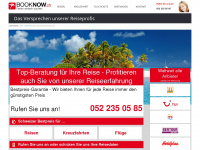 booknow.ch Webseite Vorschau