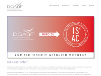 dgauf.de Webseite Vorschau