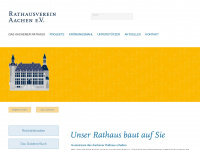 rathausverein-aachen.de Webseite Vorschau