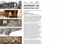 museumimboehmischendorf.de Webseite Vorschau