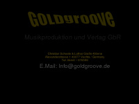 goldgroove.de Webseite Vorschau