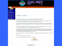 admin.qsl.net Webseite Vorschau