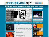 rockfreaks.net Webseite Vorschau