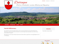dettingen-online.de Webseite Vorschau