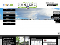 homberg.de Webseite Vorschau