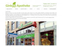 ginkgo-apotheke-dresden.de Webseite Vorschau
