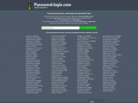 password-login.com Webseite Vorschau